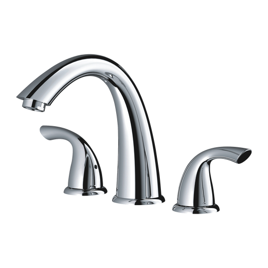 Two Handle Wide Spread Roman Tub Faucet