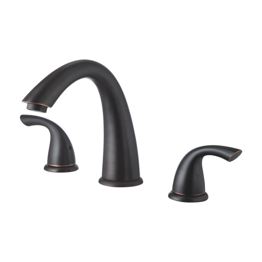 Two Handle Wide Spread Roman Tub Faucet