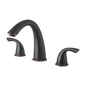 Two Handle Wide Spread Roman Tub Faucet